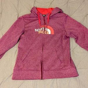 North face hooded jacket